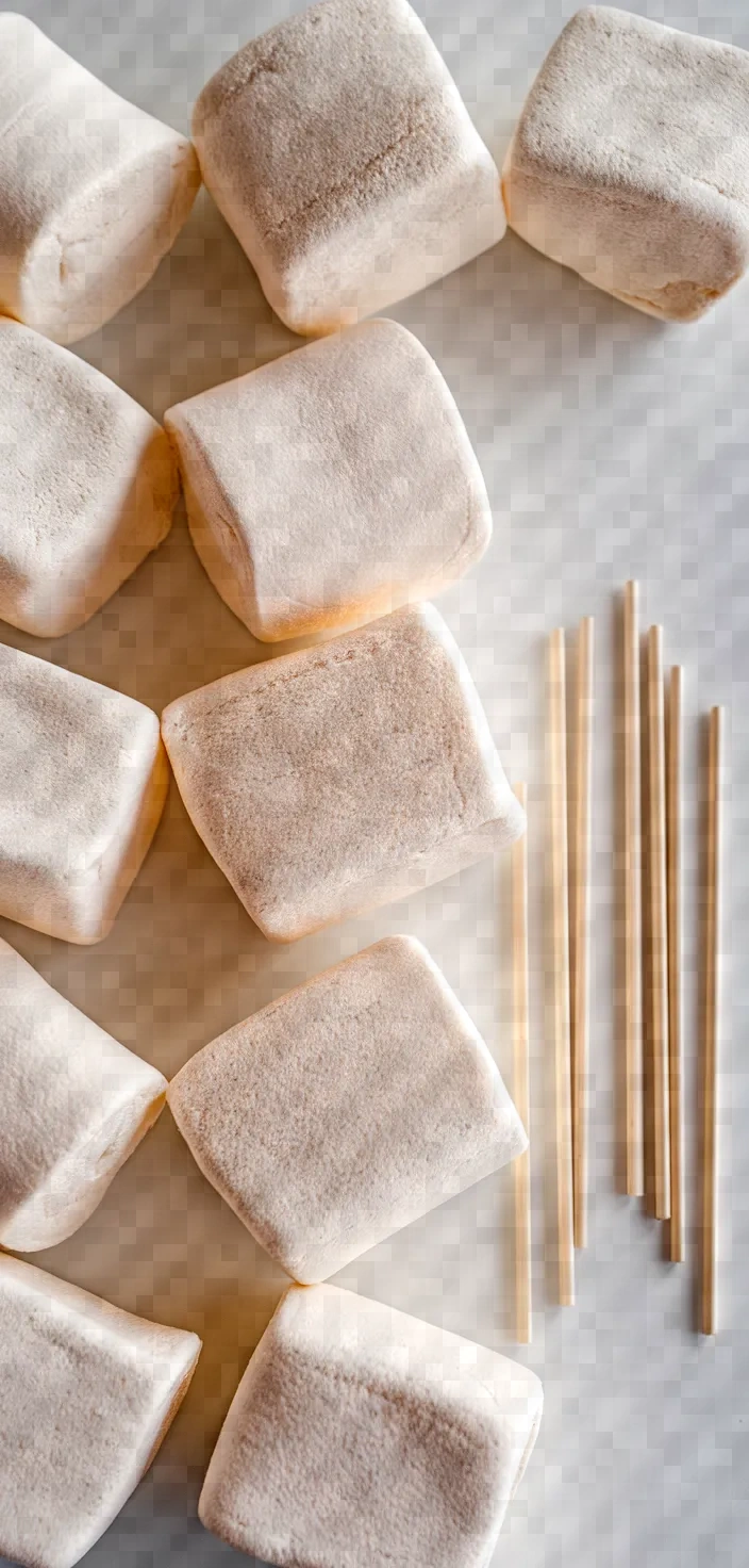 Ingredients photo for 4th Of July Marshmallow Pops Recipe