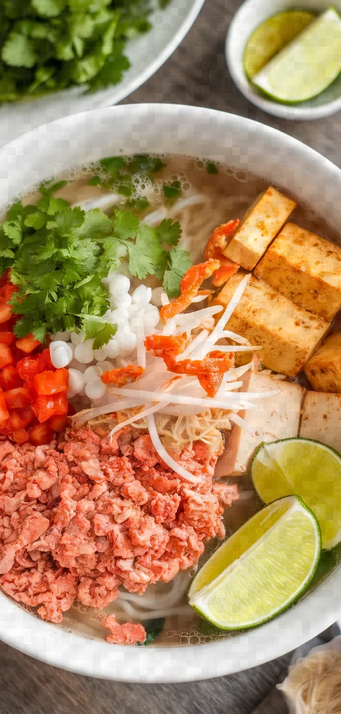 Ingredients photo for Bun Rieu Cua Crab Noodle Soup Recipe