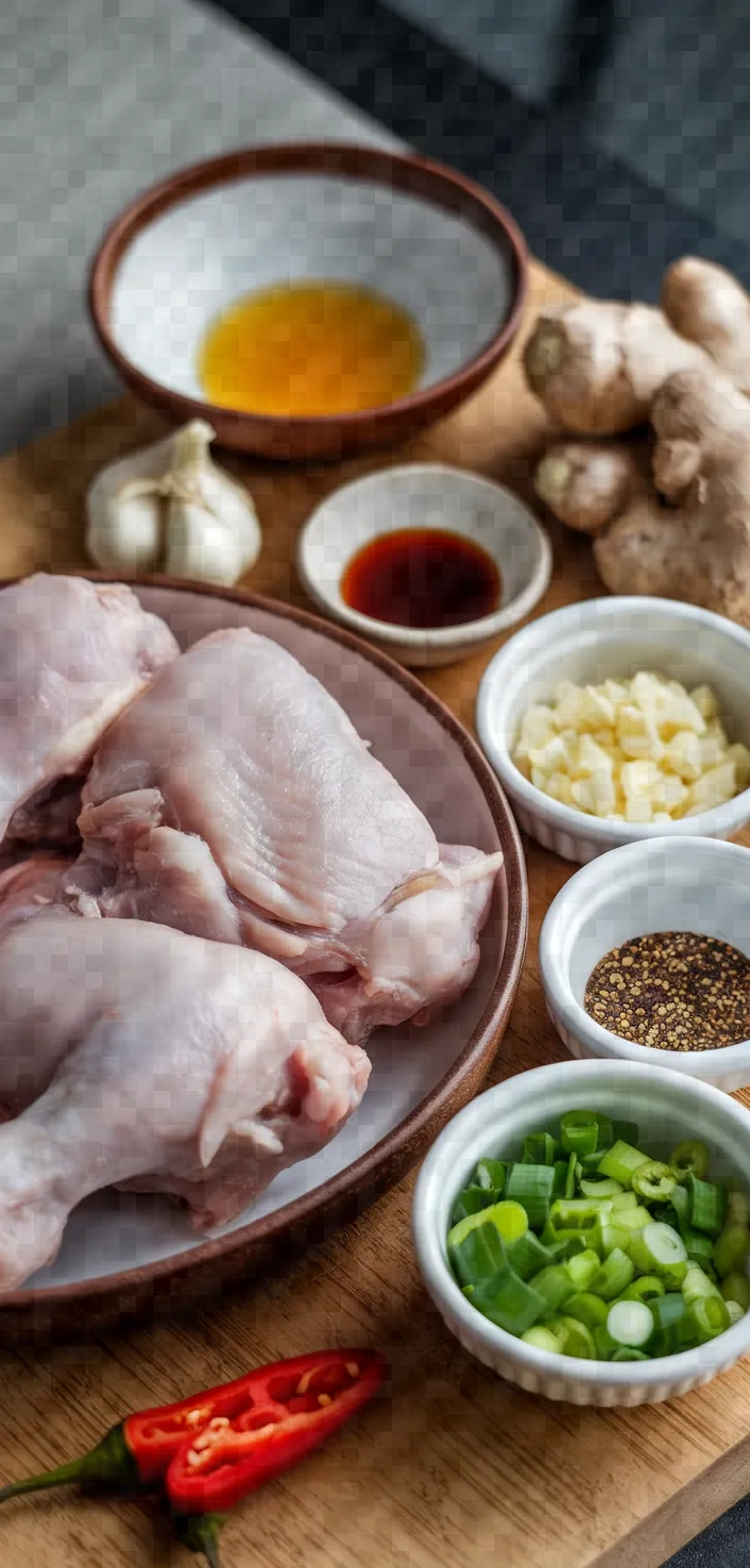 Ingredients photo for Caramelized Chicken Ga Kho Recipe