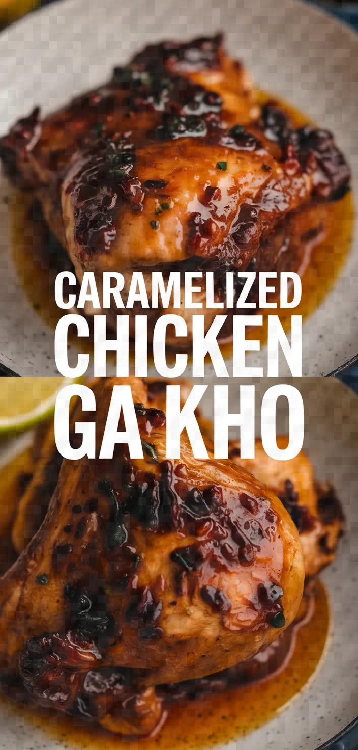 Caramelized Chicken Ga Kho Recipe