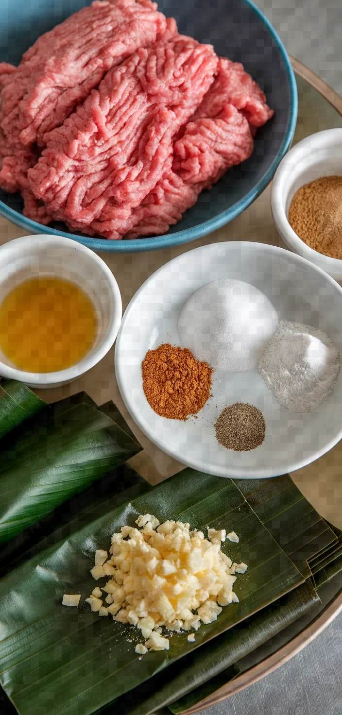 Ingredients photo for Cha Que Vietnamese Cinnamon Pork Pate Recipe