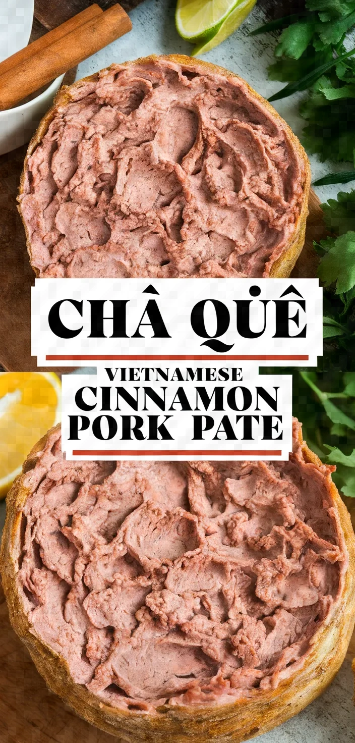 Photo of Cha Que Vietnamese Cinnamon Pork Pate Recipe