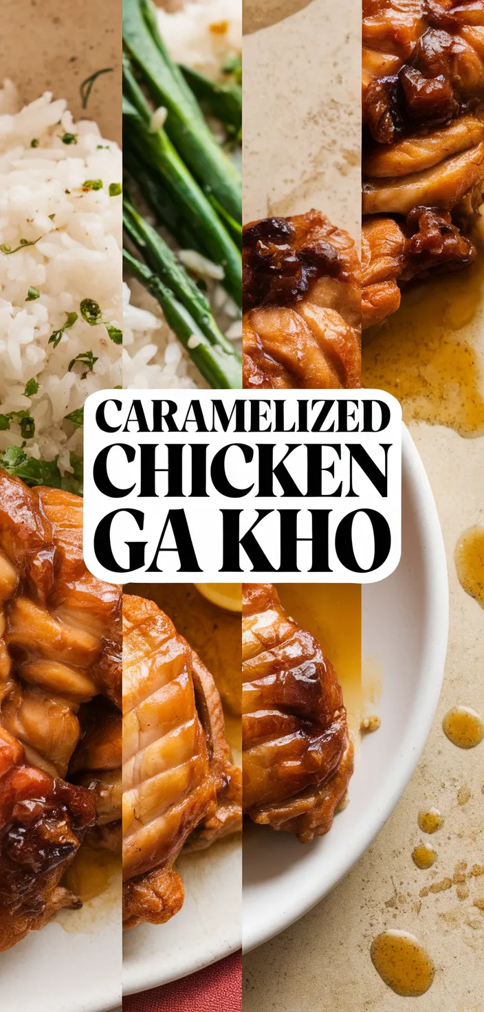 A photo of Caramelized Chicken Ga Kho Recipe