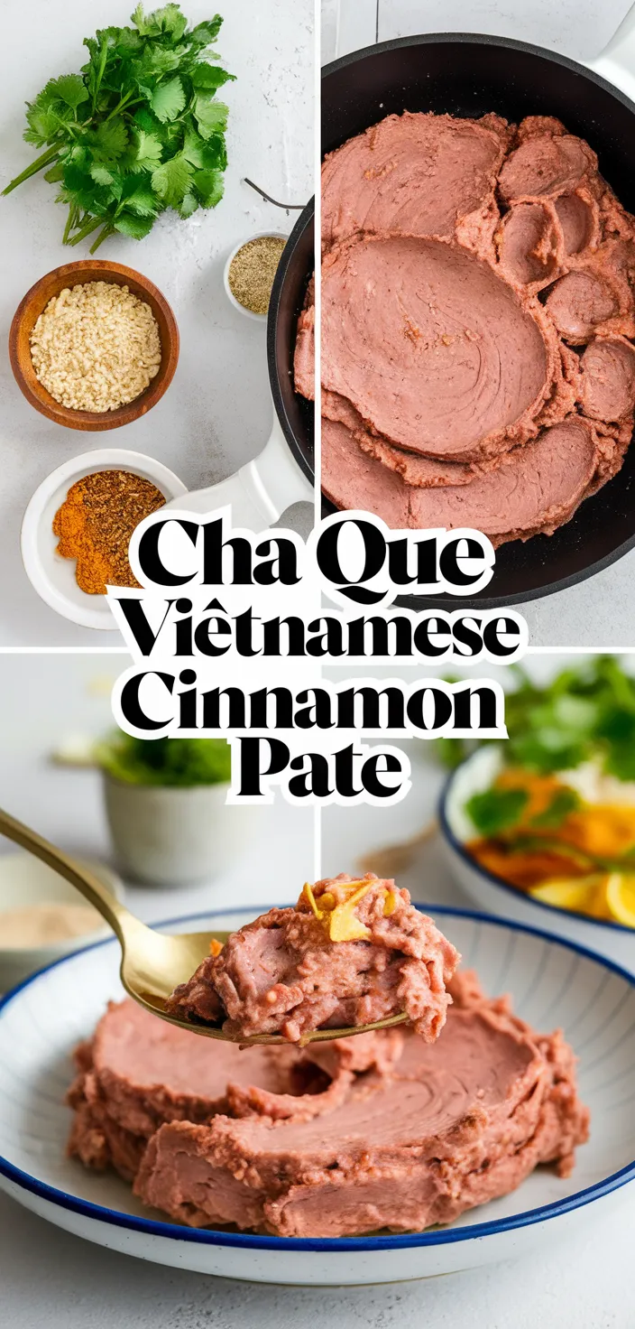 A photo of Cha Que Vietnamese Cinnamon Pork Pate Recipe