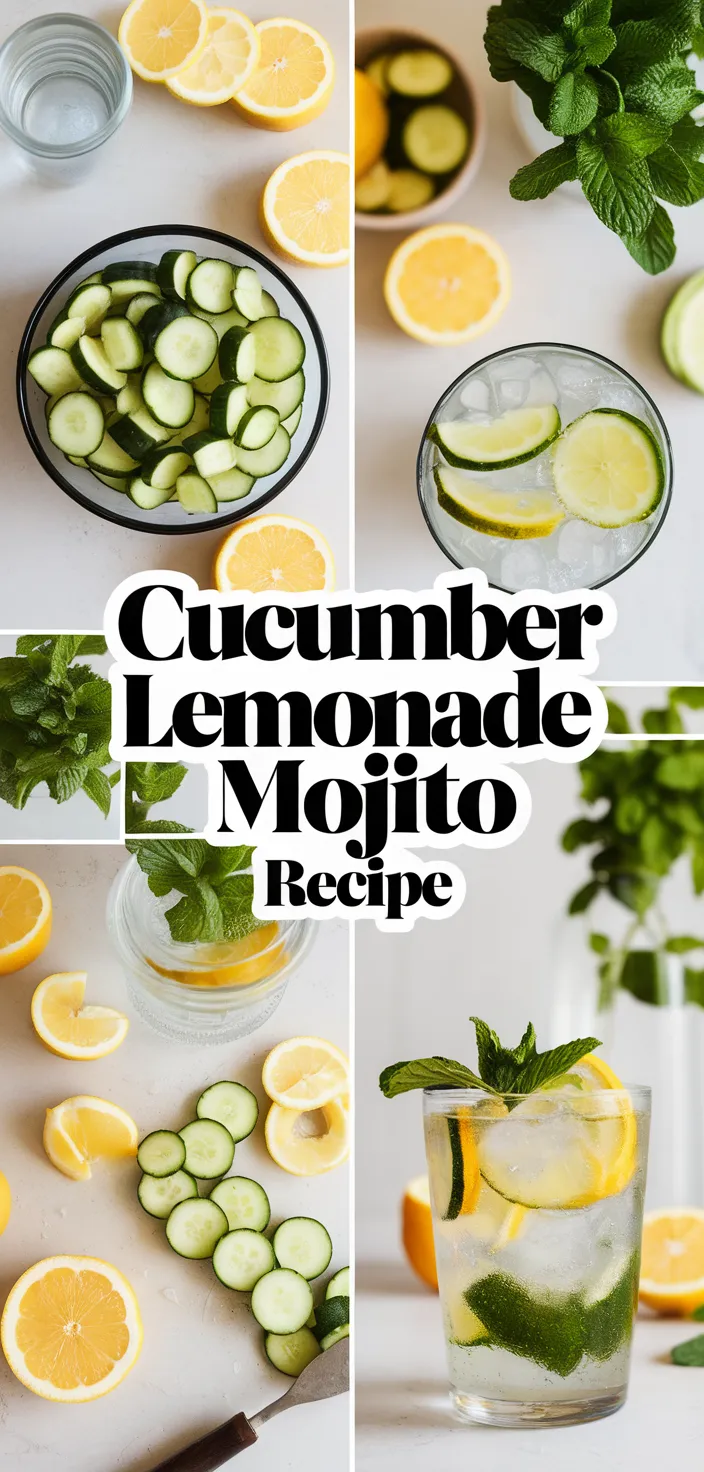 A photo of Cucumber Lemonade Mojito Recipe