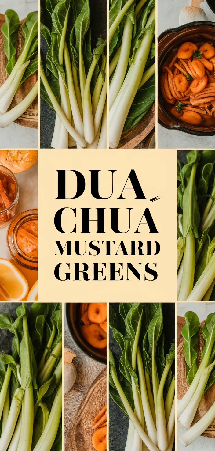 A photo of Dua Chua Pickled Mustard Greens Recipe