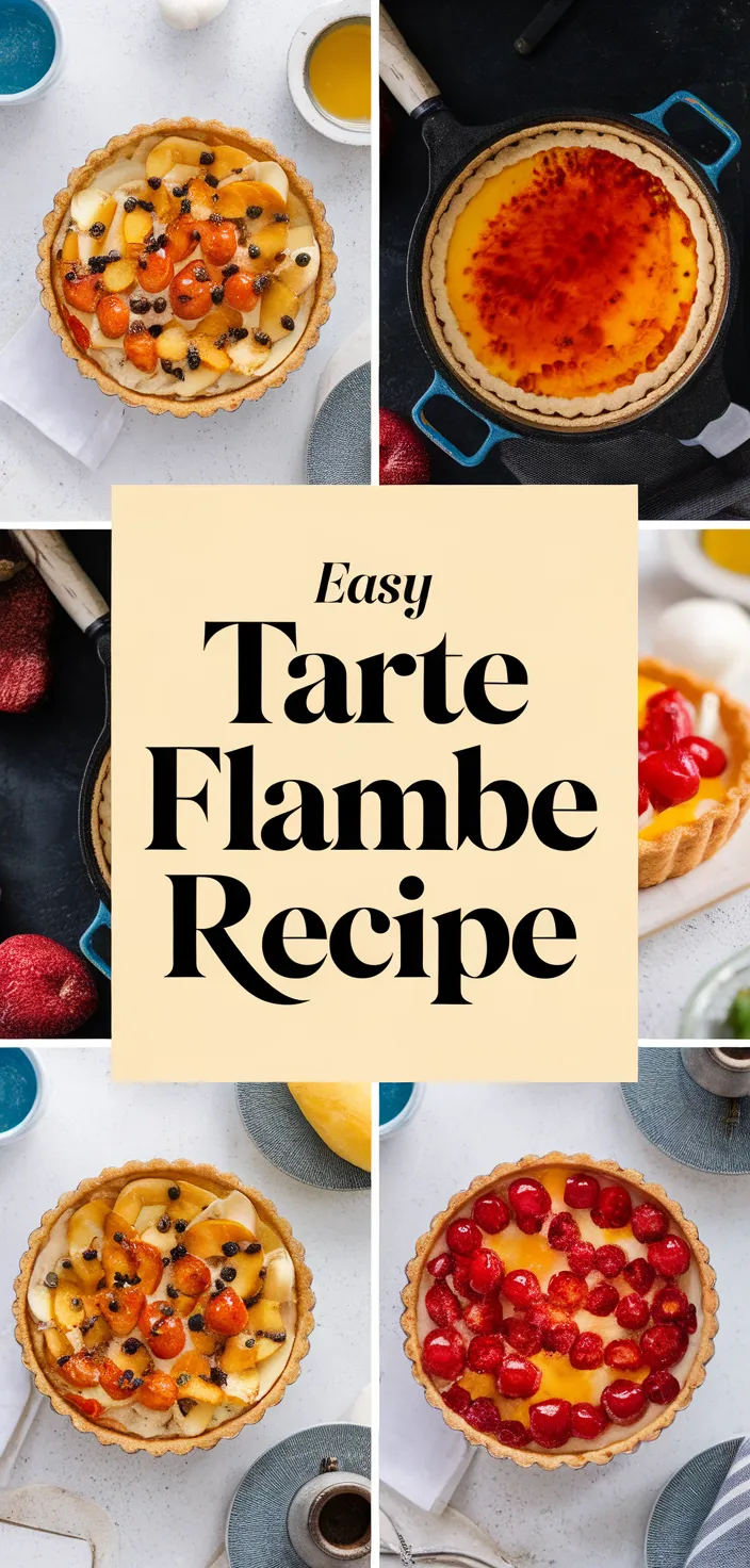 A photo of Easy Tarte Flambe Recipe