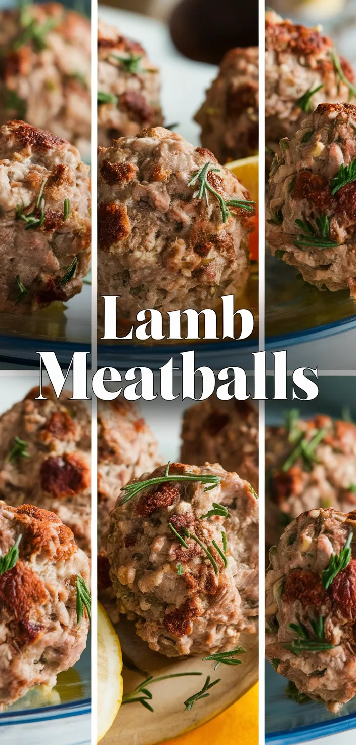 A photo of Lamb Meatballs Recipe