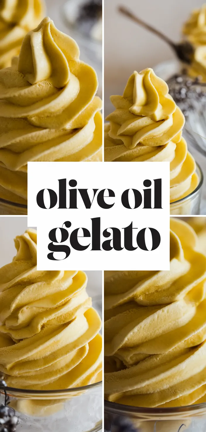 A photo of Olive Oil Gelato Recipe