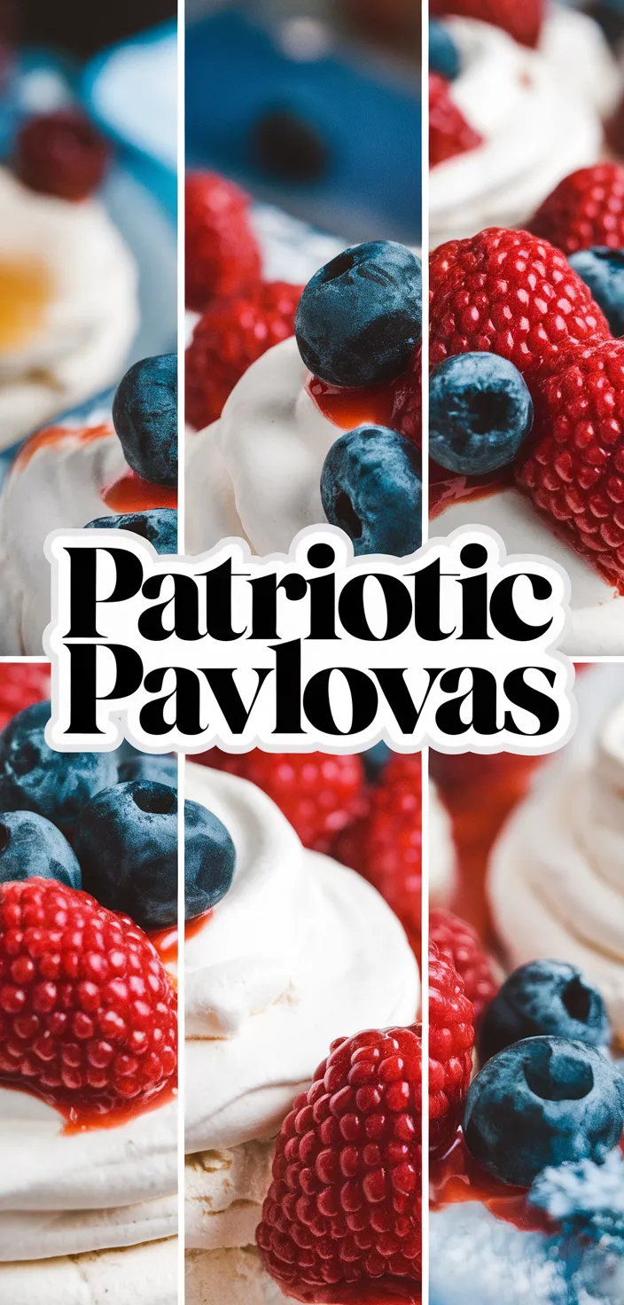 A photo of Patriotic Pavlovas Recipe