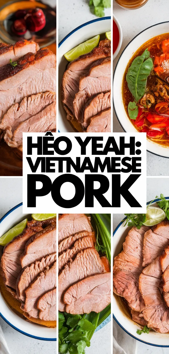 A photo of Pork The Vietnamese Way Heo Yeah Recipe