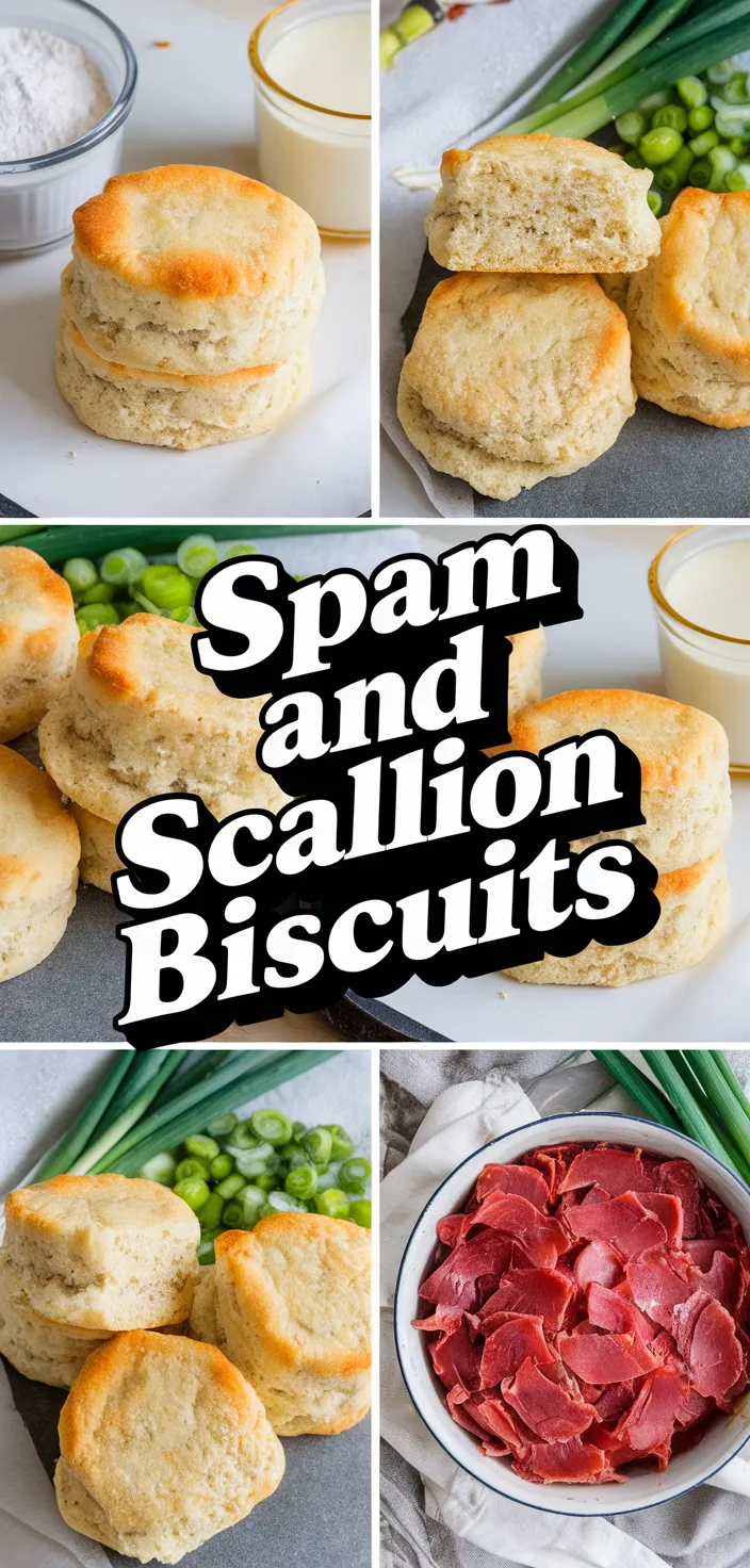 A photo of Spam And Scallion Biscuits Recipe