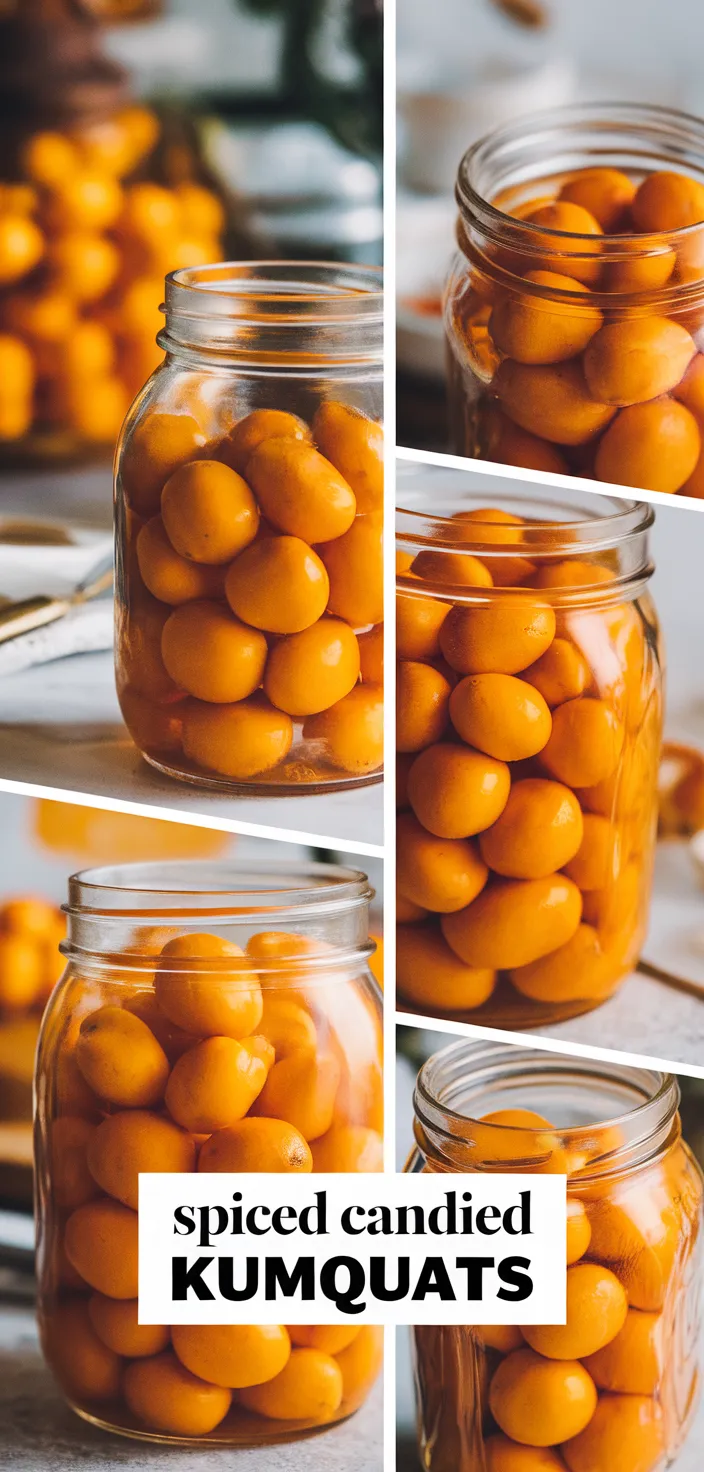 A photo of Spiced Candied Kumquats Recipe