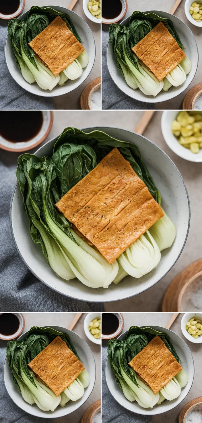 A photo of Tofu Skin And Bok Choy Stir Fry Recipe