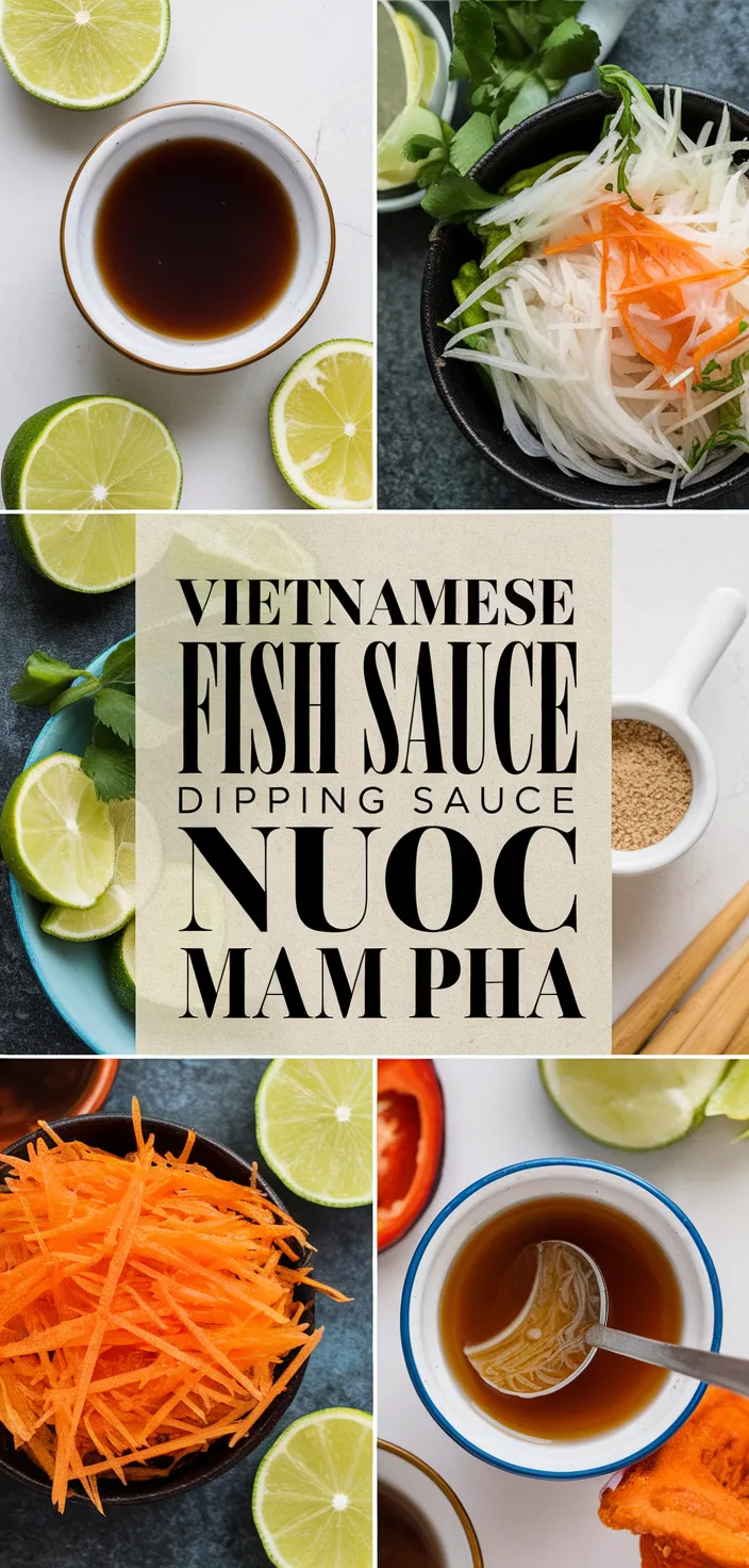 A photo of Vietnamese Fish Sauce Dipping Sauce Nuoc Mam Pha Recipe