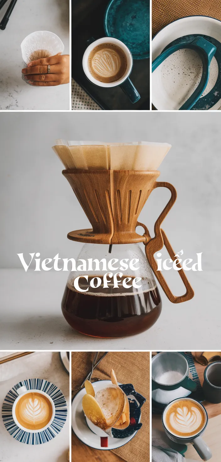 A photo of Vietnamese Iced Coffee Cafe Sua Da Recipe