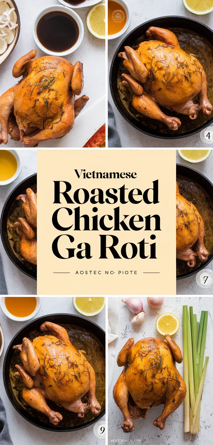 A photo of Vietnamese Roasted Chicken Ga Roti Recipe