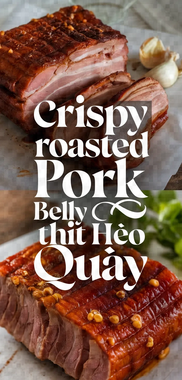 Photo of Crispy Roasted Pork Belly Thit Heo Quay Recipe