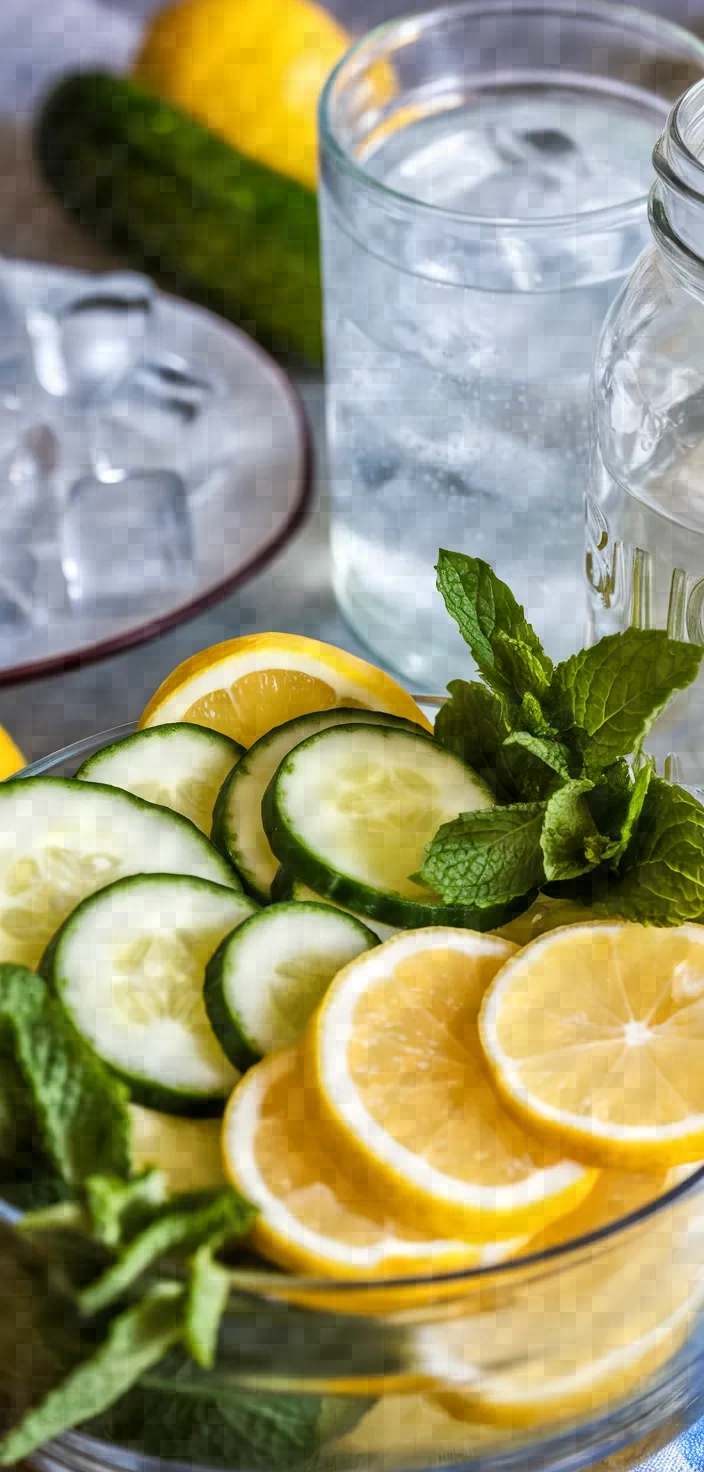 Ingredients photo for Cucumber Lemonade Mojito Recipe