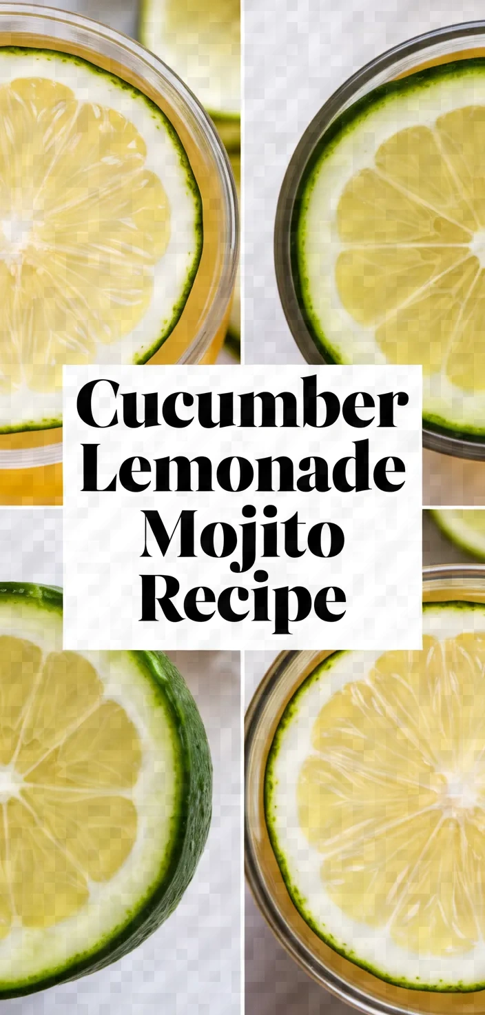 Cucumber Lemonade Mojito Recipe