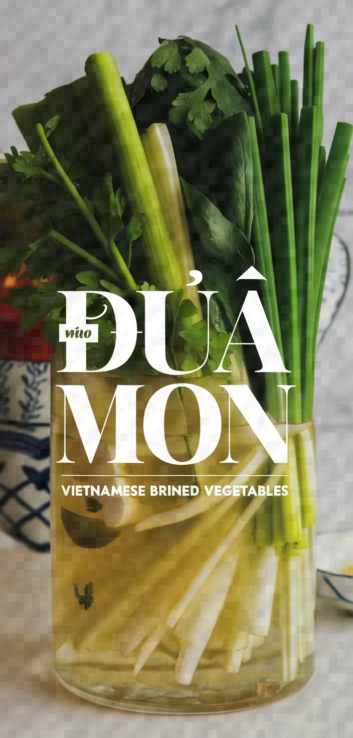 Dua Mon Recipe Vietnamese Brined Vegetables