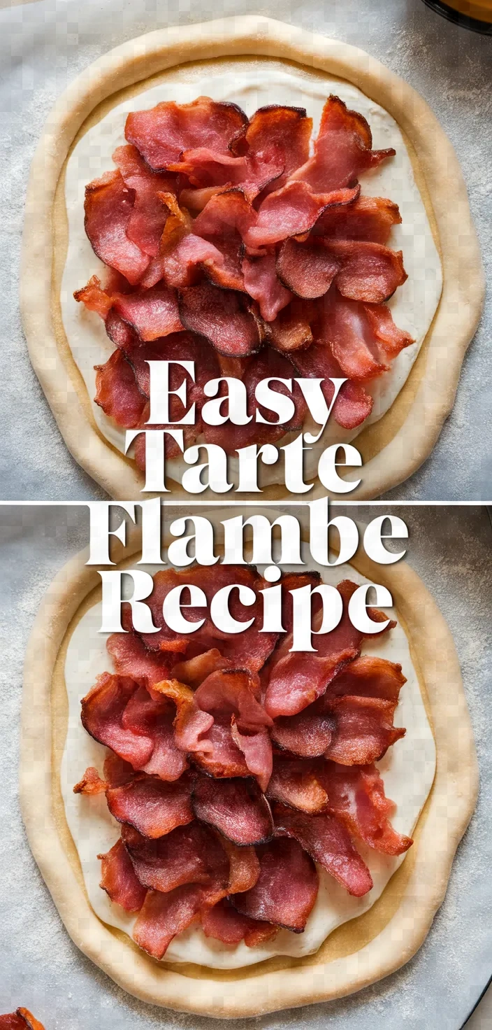 Photo of Easy Tarte Flambe Recipe