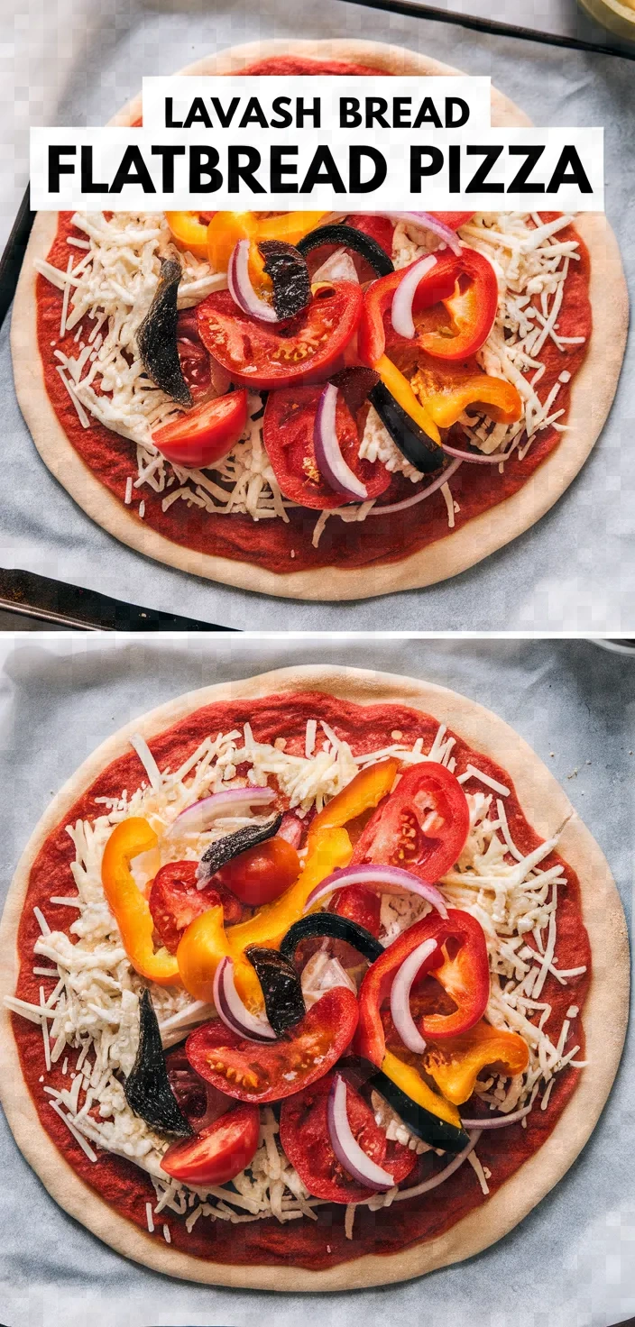 Photo of Flatbread Pizza Recipe Lavash Bread Pizza