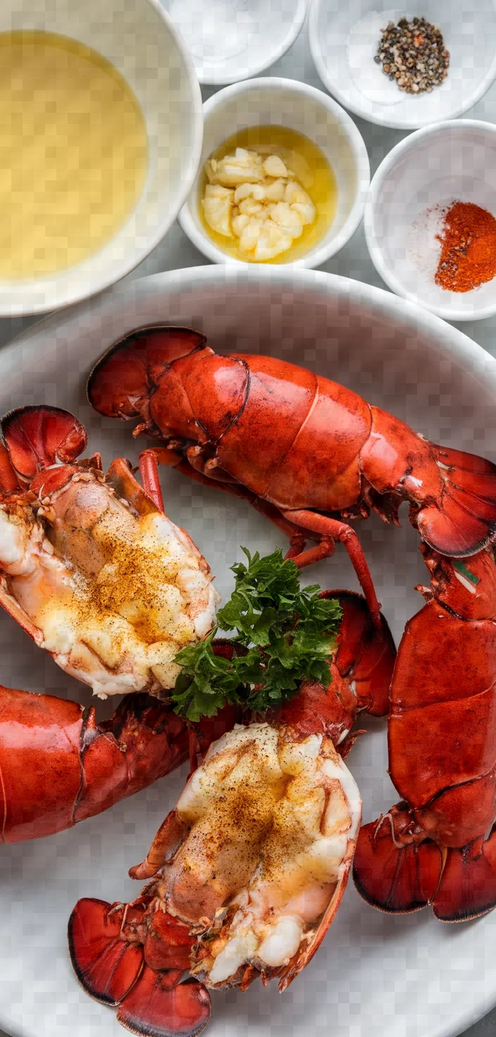 Ingredients photo for Grilled Lobster Tails Recipe