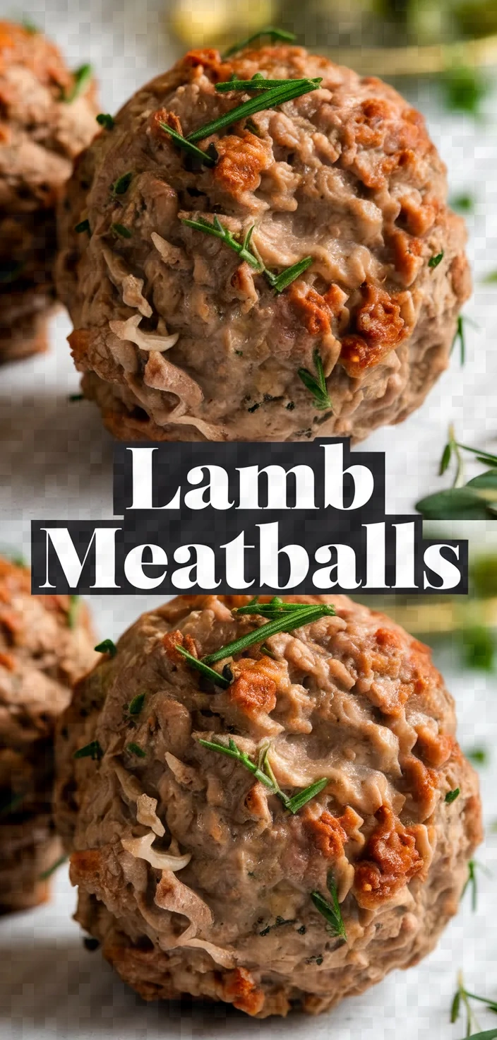 Photo of Lamb Meatballs Recipe