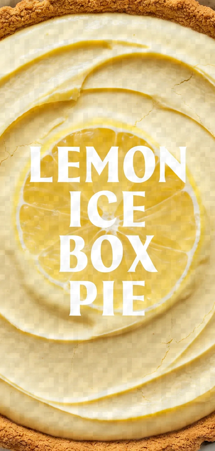 Photo of Lemon Ice Box Pie Recipe