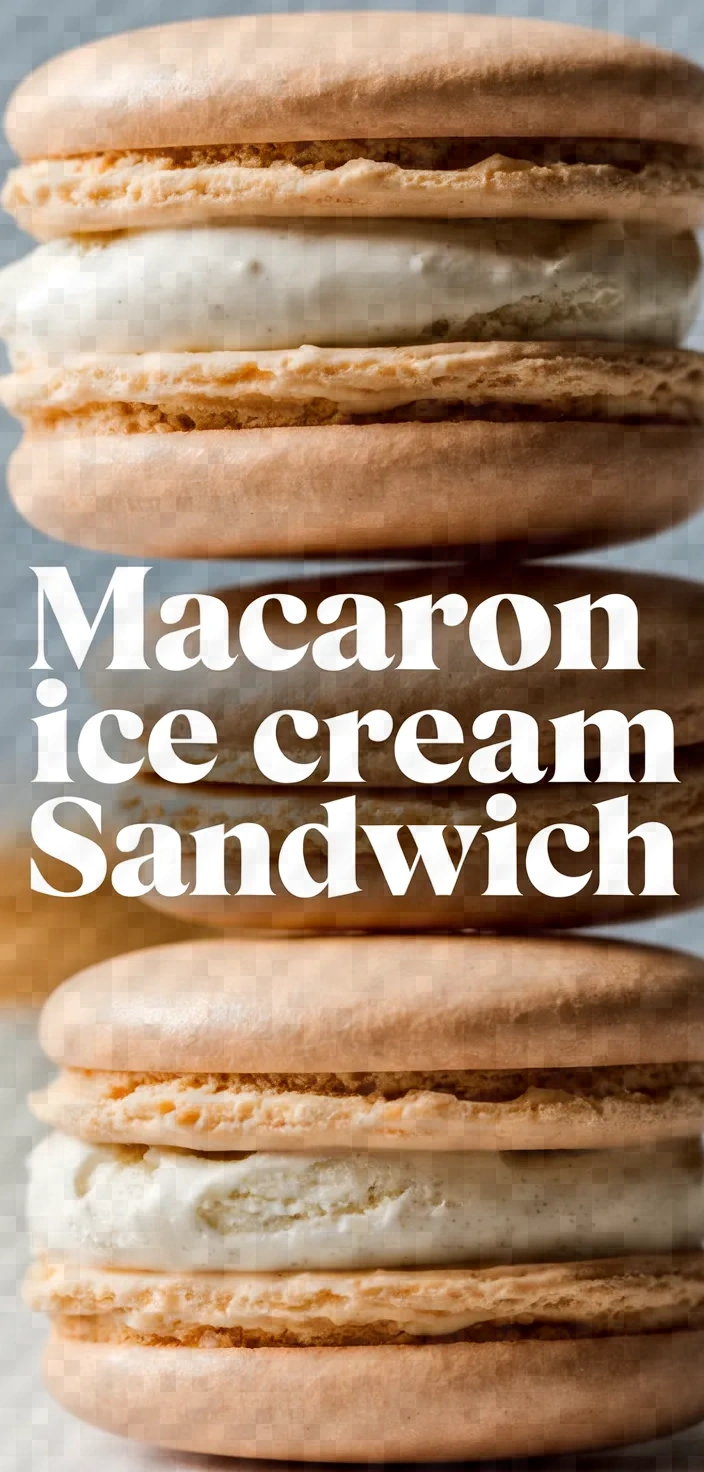 Photo of Macaron Ice Cream Sandwich Recipe