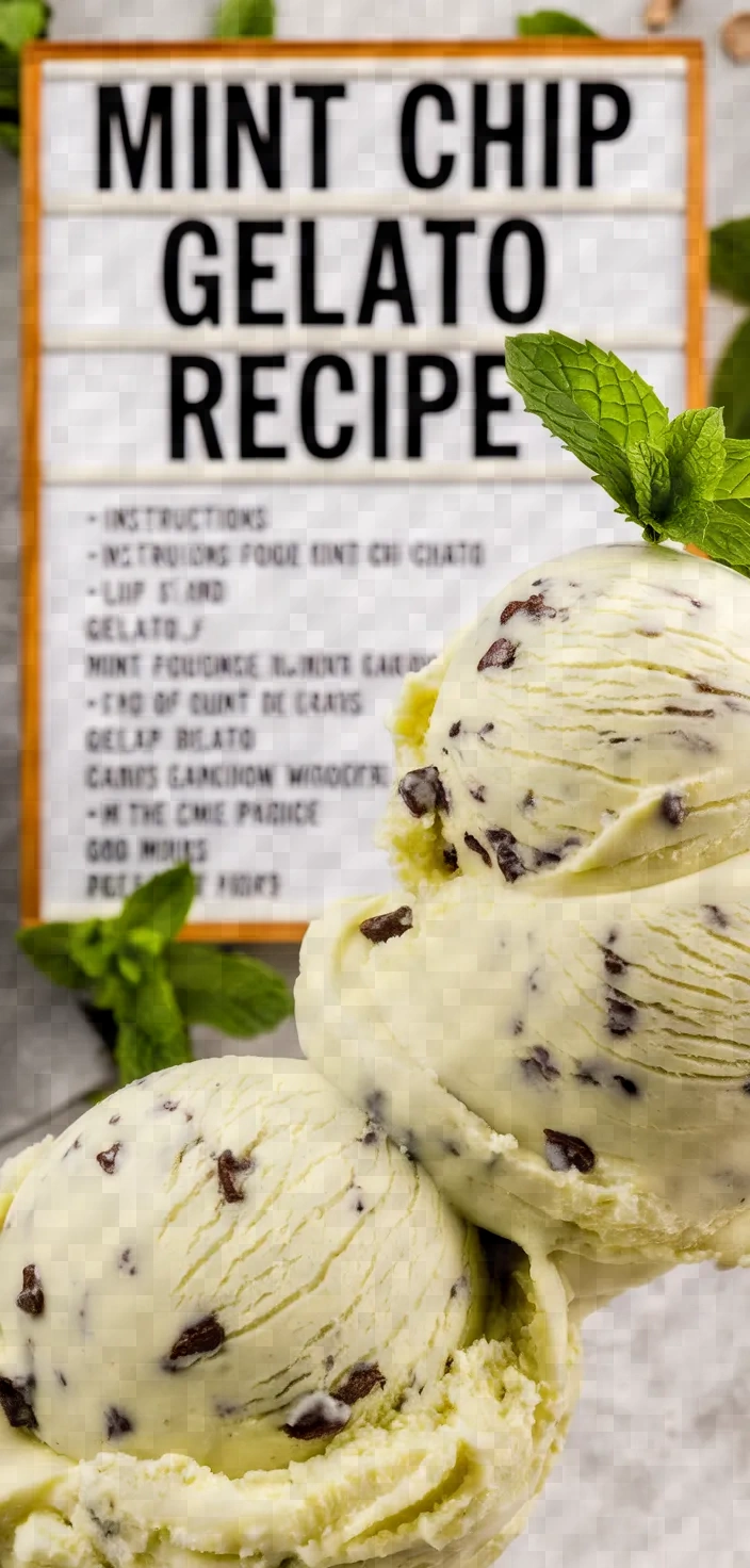 Mint Chip Gelato Recipe