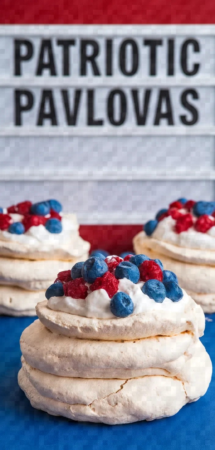 Patriotic Pavlovas Recipe