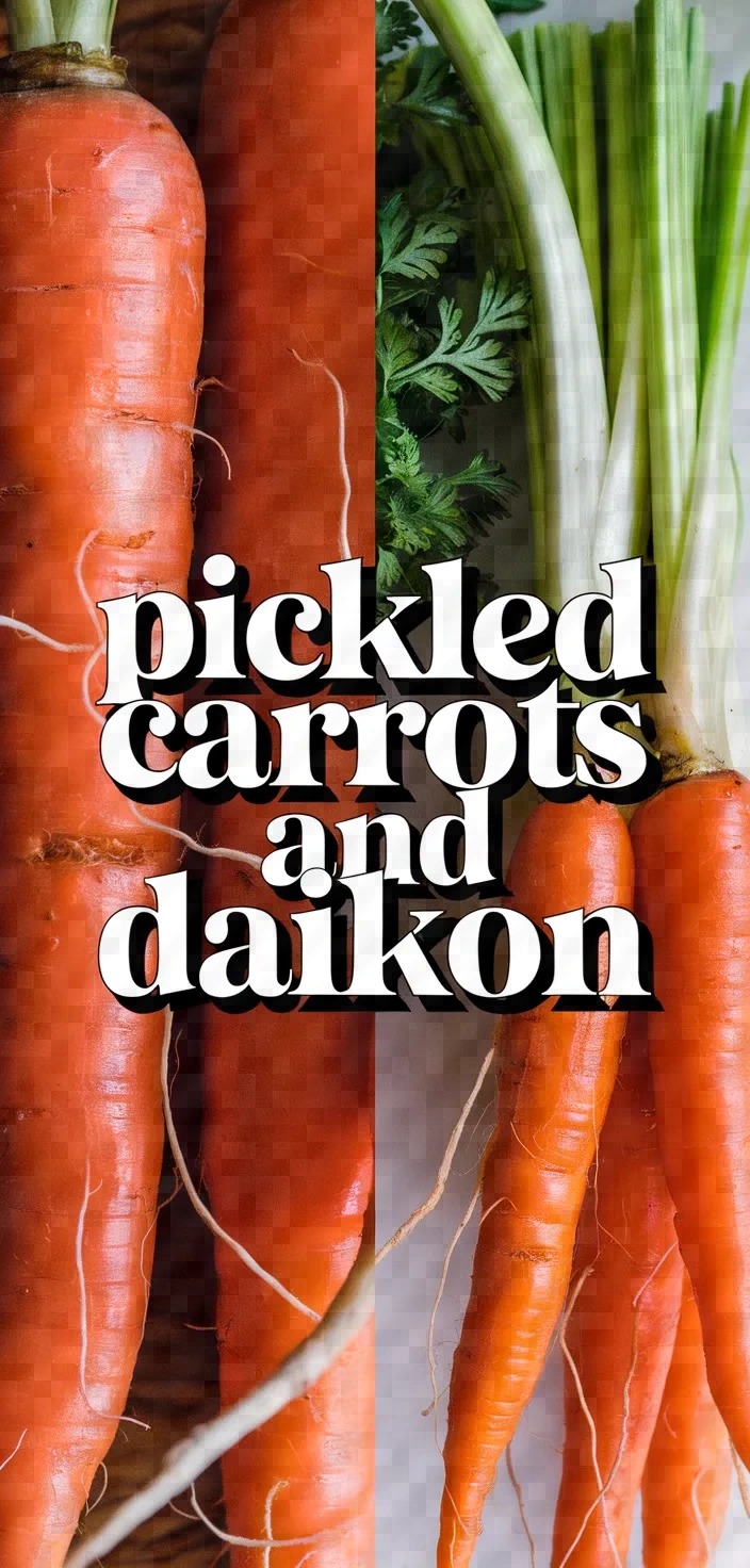 Pickled Carrots And Daikon Recipe