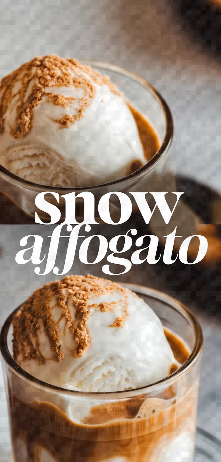 Snow Afflogato Recipe