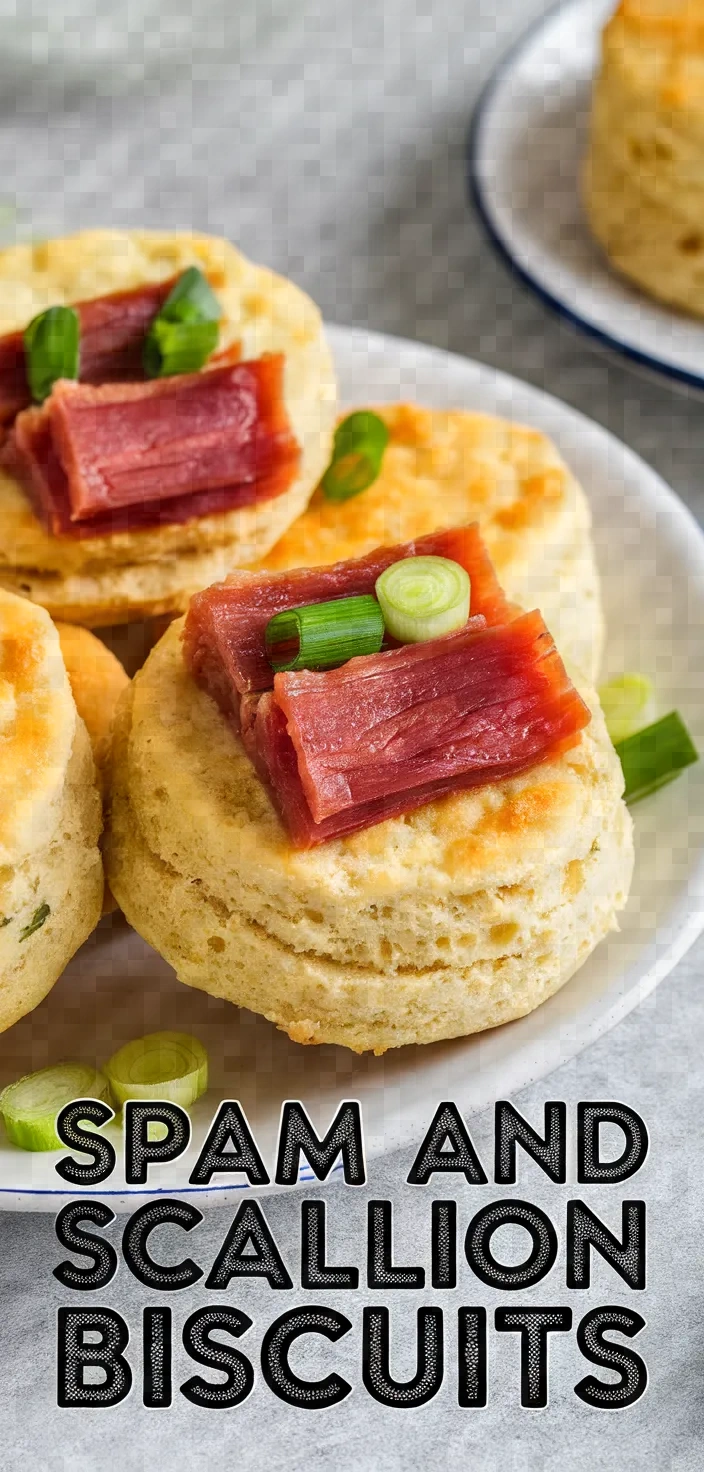 Spam And Scallion Biscuits Recipe