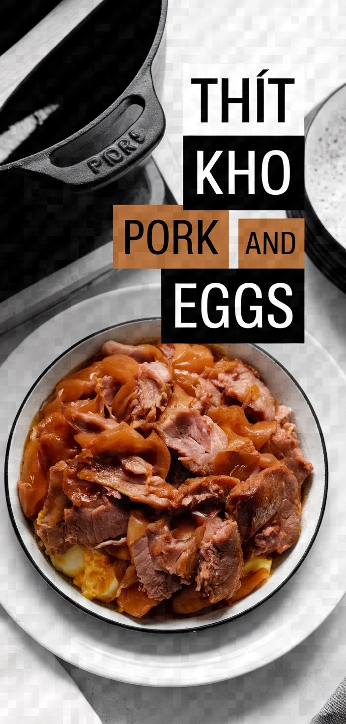 Photo of Thit Kho Caramelized Braised Pork And Eggs Recipe