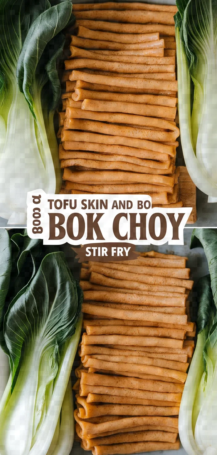 Tofu Skin And Bok Choy Stir Fry Recipe