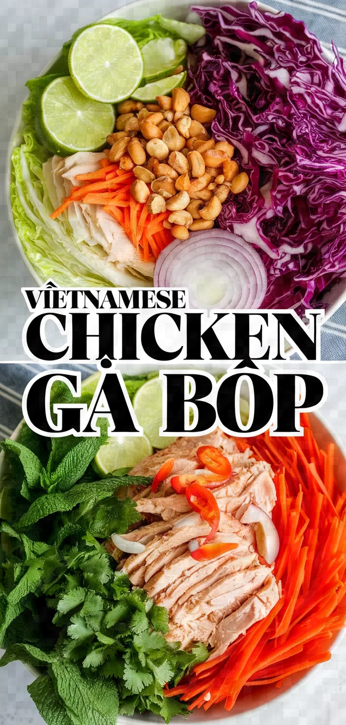 Photo of Vietnamese Chicken Salad Ga Bop Recipe