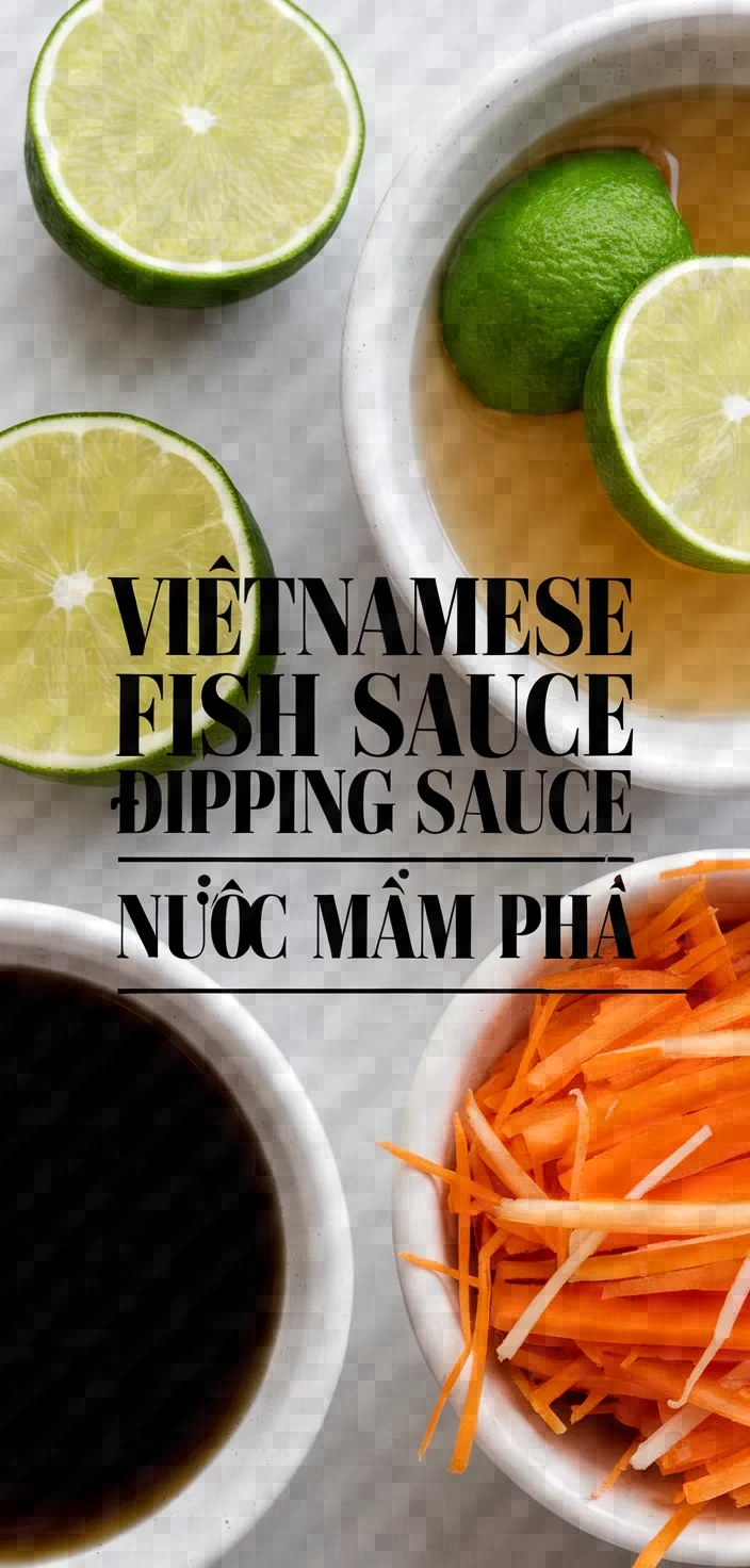 Vietnamese Fish Sauce Dipping Sauce Nuoc Mam Pha Recipe