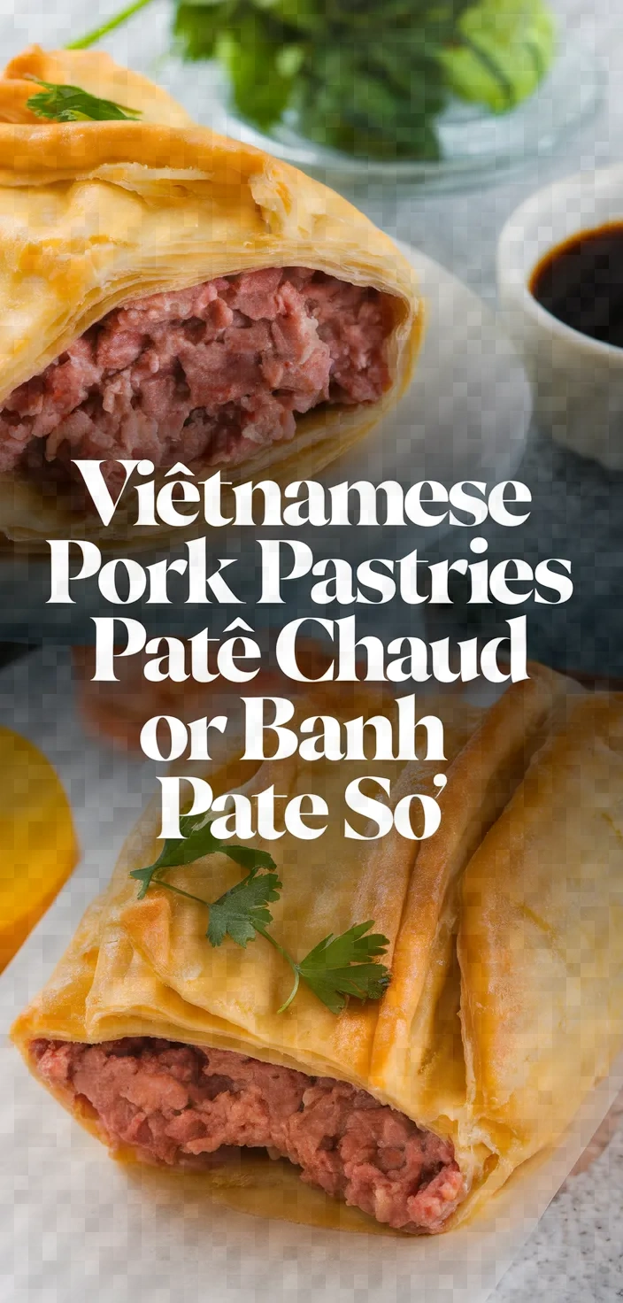 Vietnamese Pork Pastries Pate Chaud Or Banh Pate So Recipe