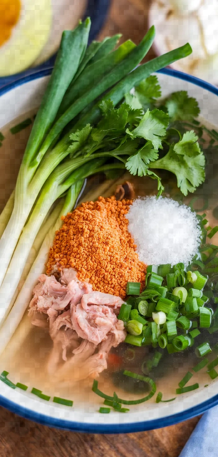 Ingredients photo for Chrysanthemum Soup Canh Tan O Recipe