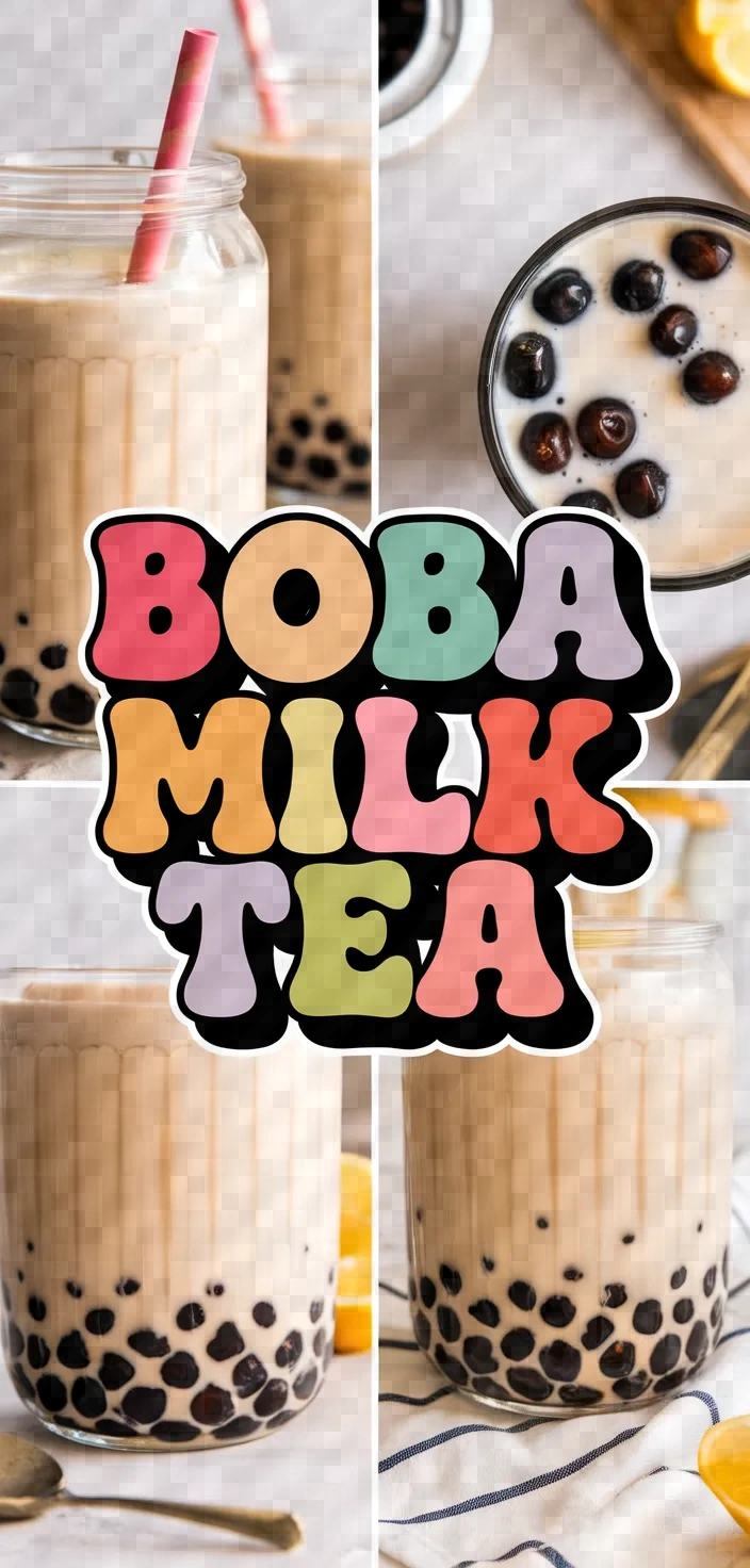 A photo of Boba Milk Tea Recipe