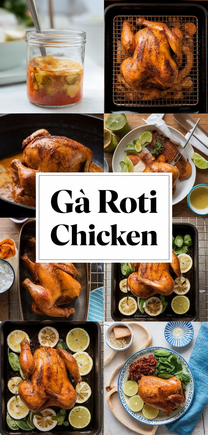 A photo of Ga Roti Vietnamese Roasted Chicken Recipe