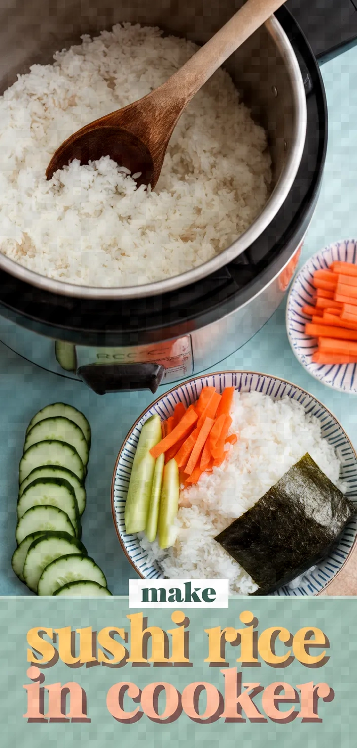 A photo of How To Make Sushi Rice In A Rice Cooker Recipe