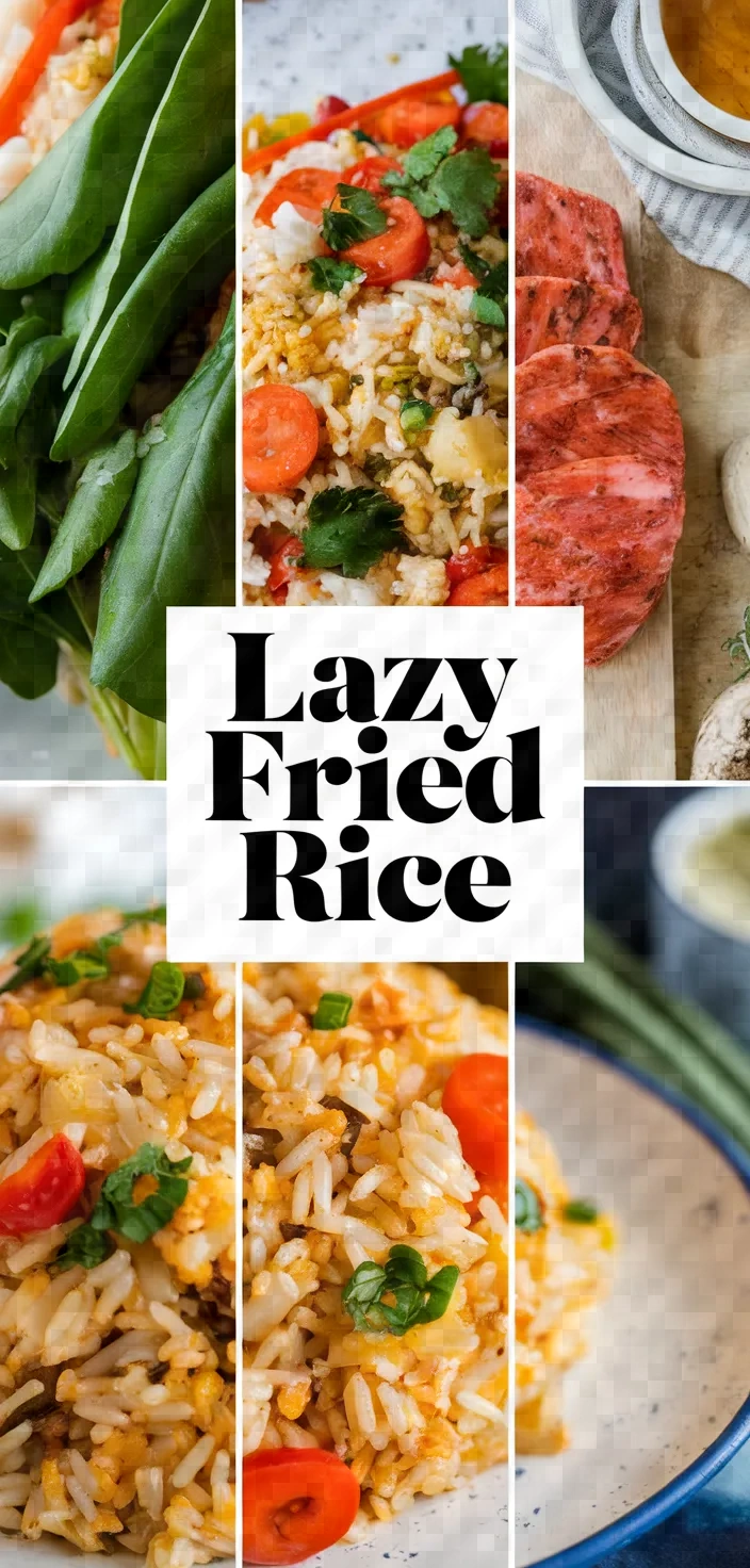 A photo of Lazy Fried Rice Recipe