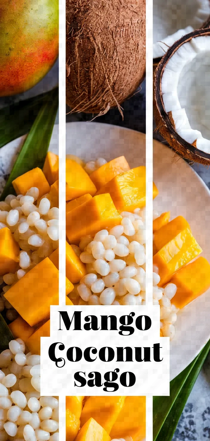 A photo of Mango Coconut Sago Recipe