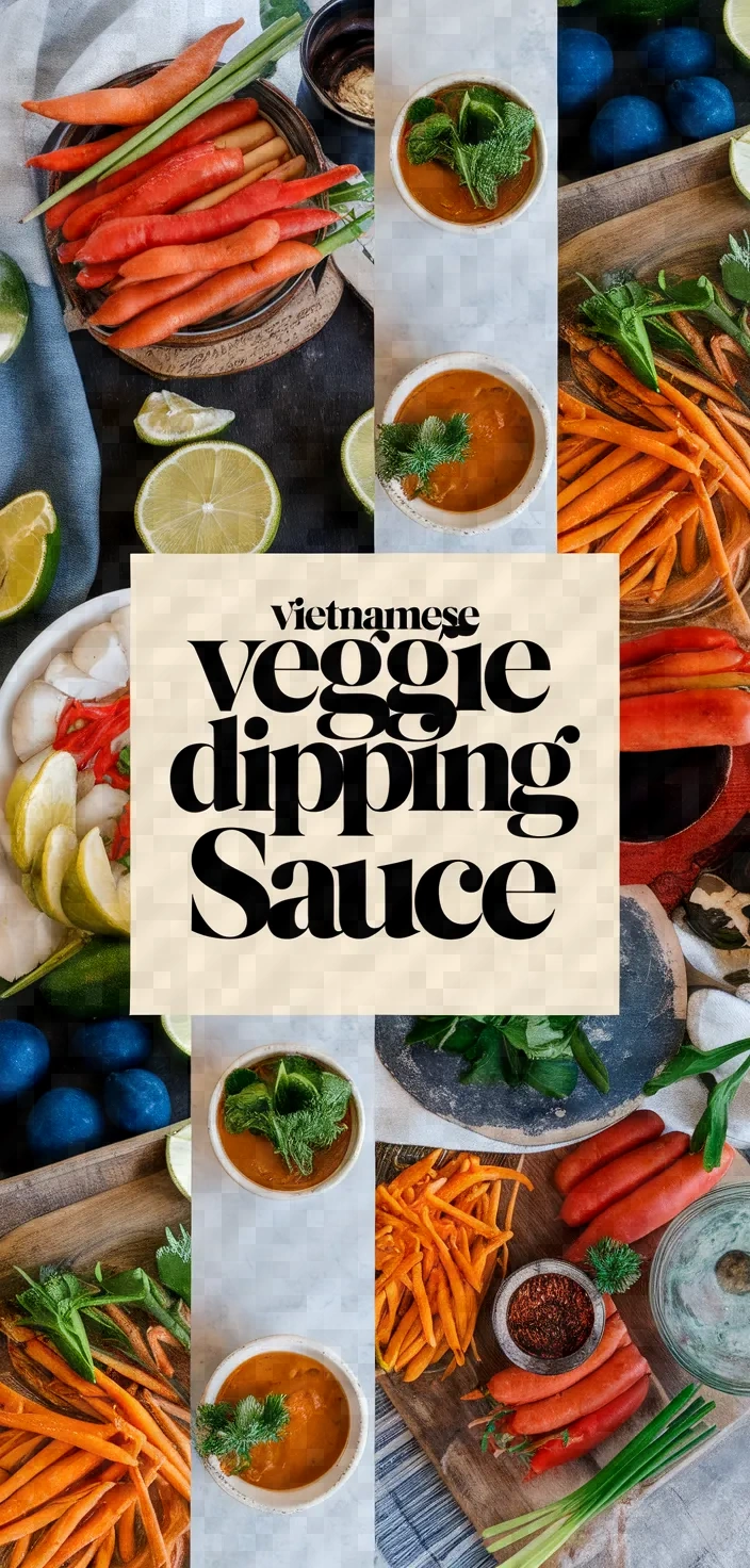 A photo of Savory Vietnamese Vegetable Dipping Sauce Mam Kho Quet Recipe