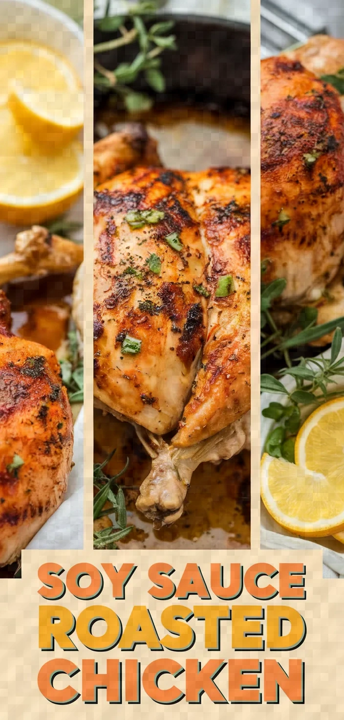 A photo of Soy Sauce Roasted Chicken Recipe
