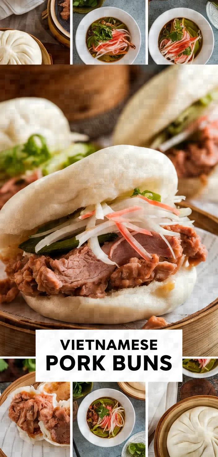 A photo of Vietnamese Steamed Pork Buns Recipe